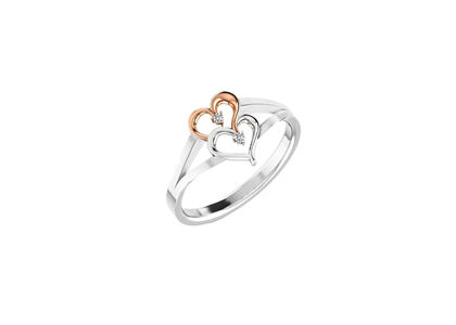 Double Heart Ring